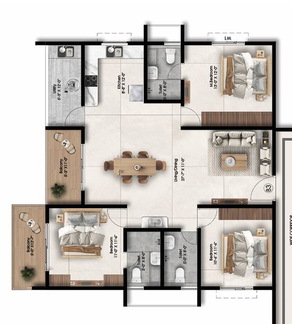 Candeur Icon Floorplan-3